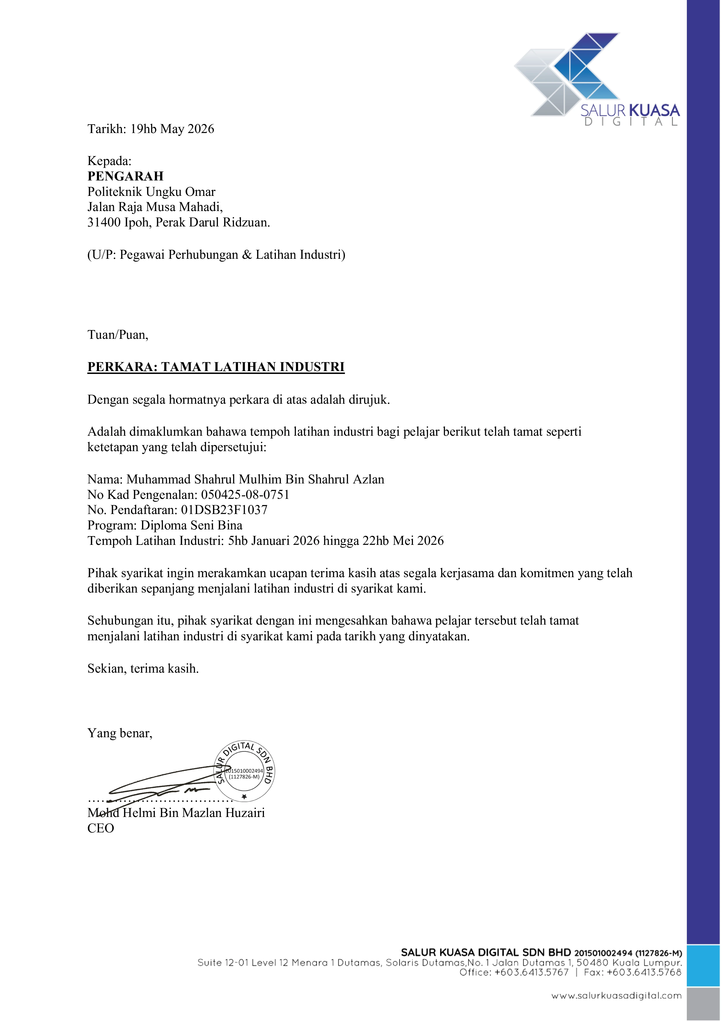 Diploma certificate 08