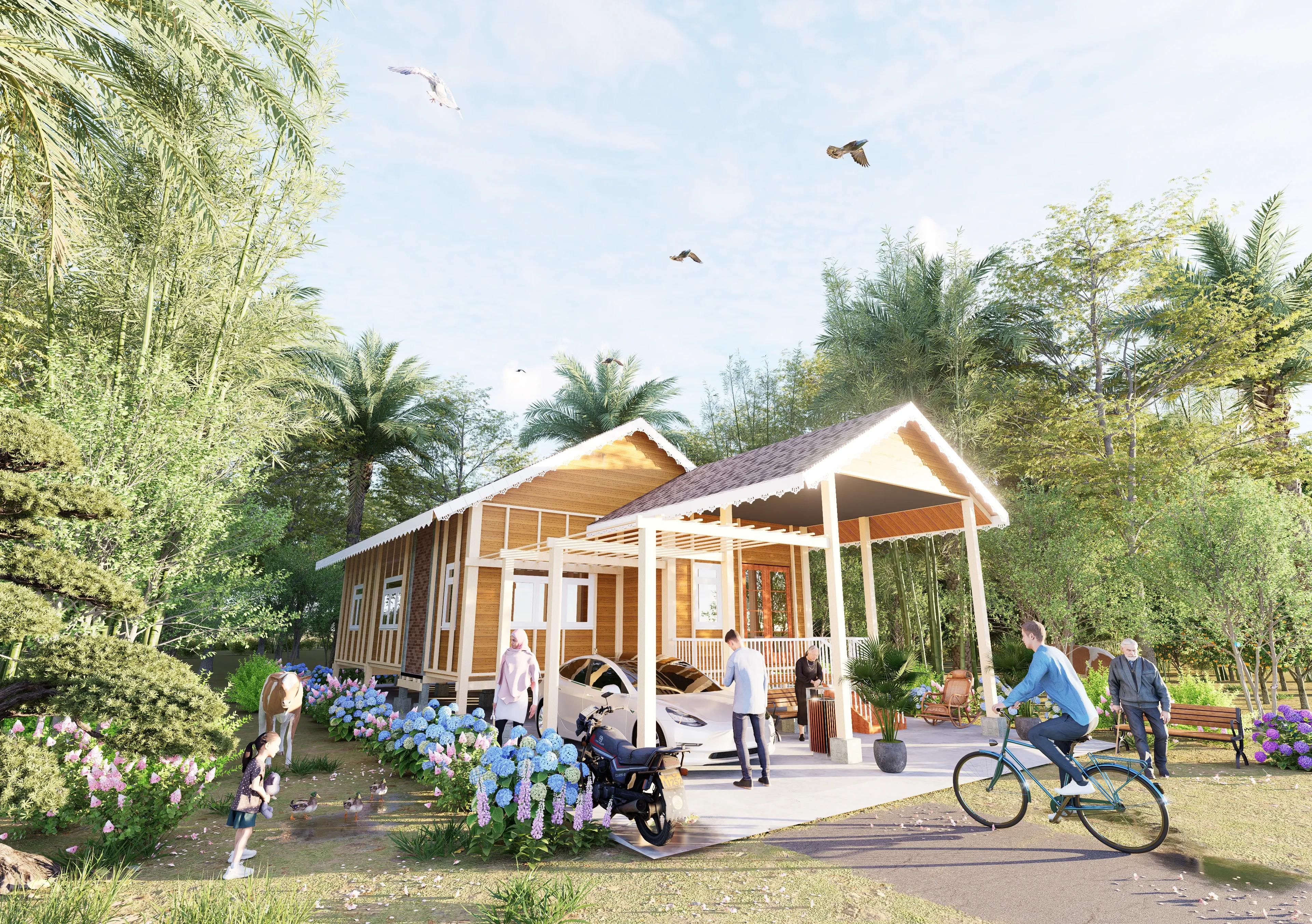 Timber House perspective preview