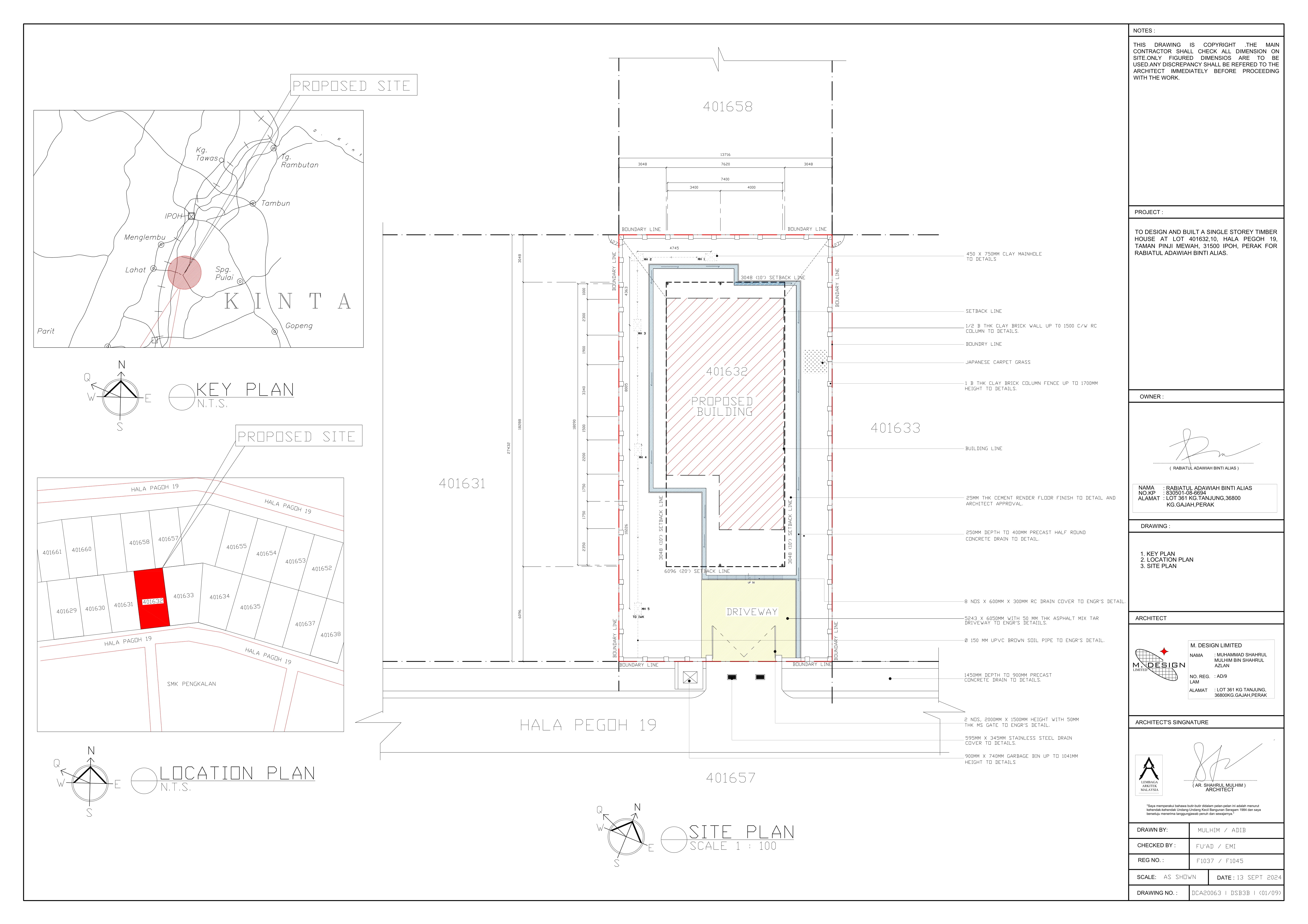 Timber House subject drawing 01
