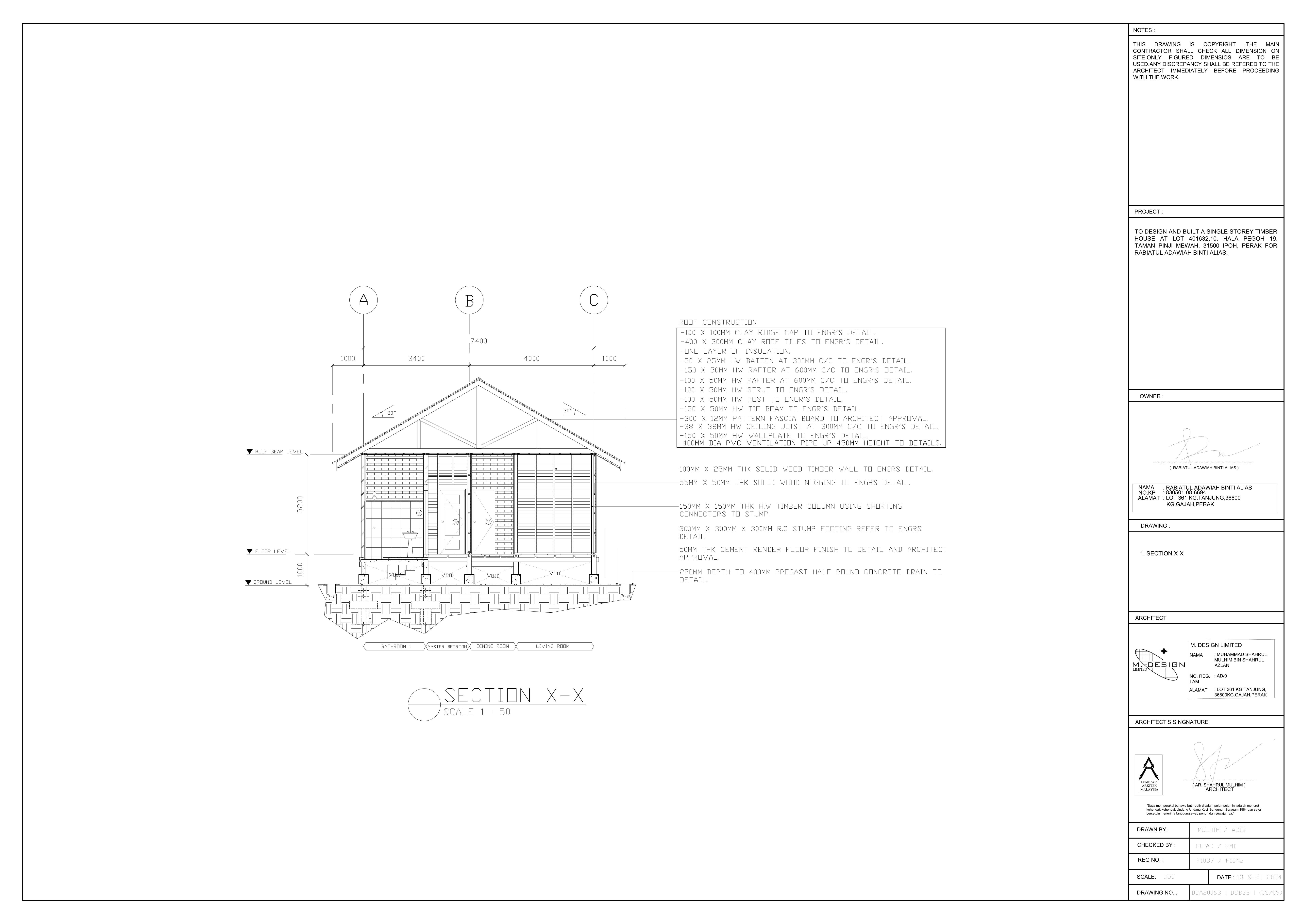 Timber House subject drawing 05