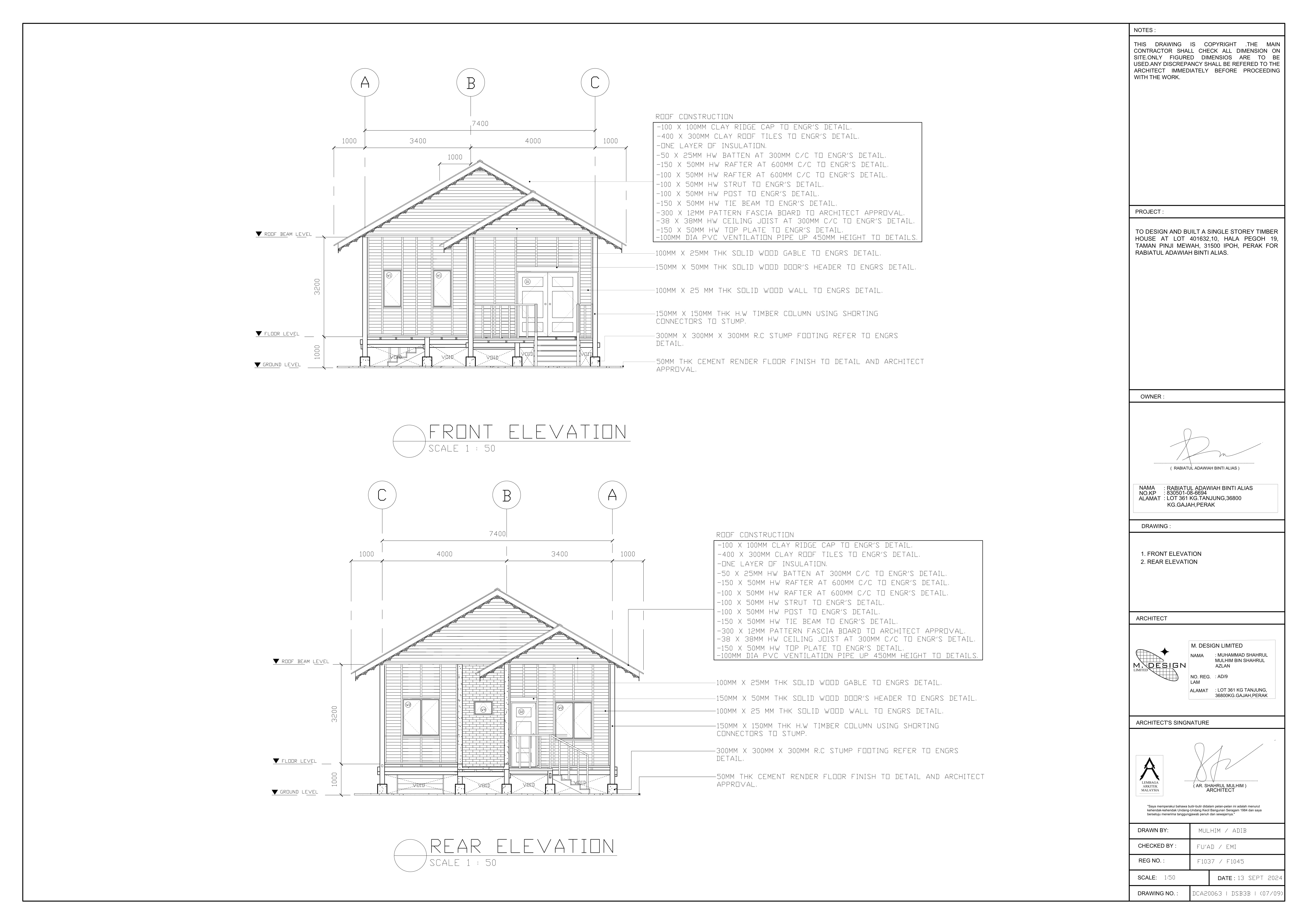 Timber House subject drawing 07
