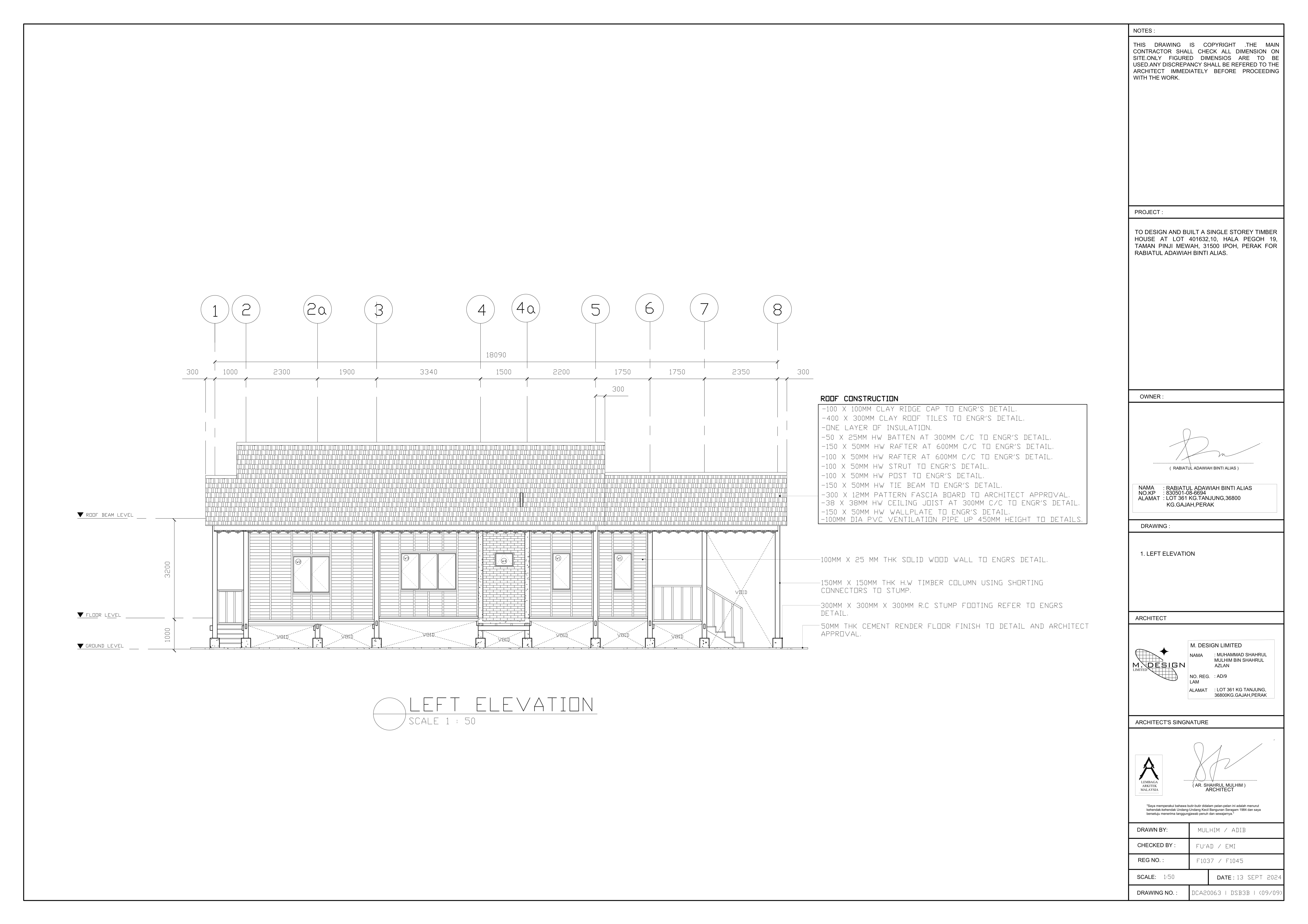 Timber House subject drawing 08