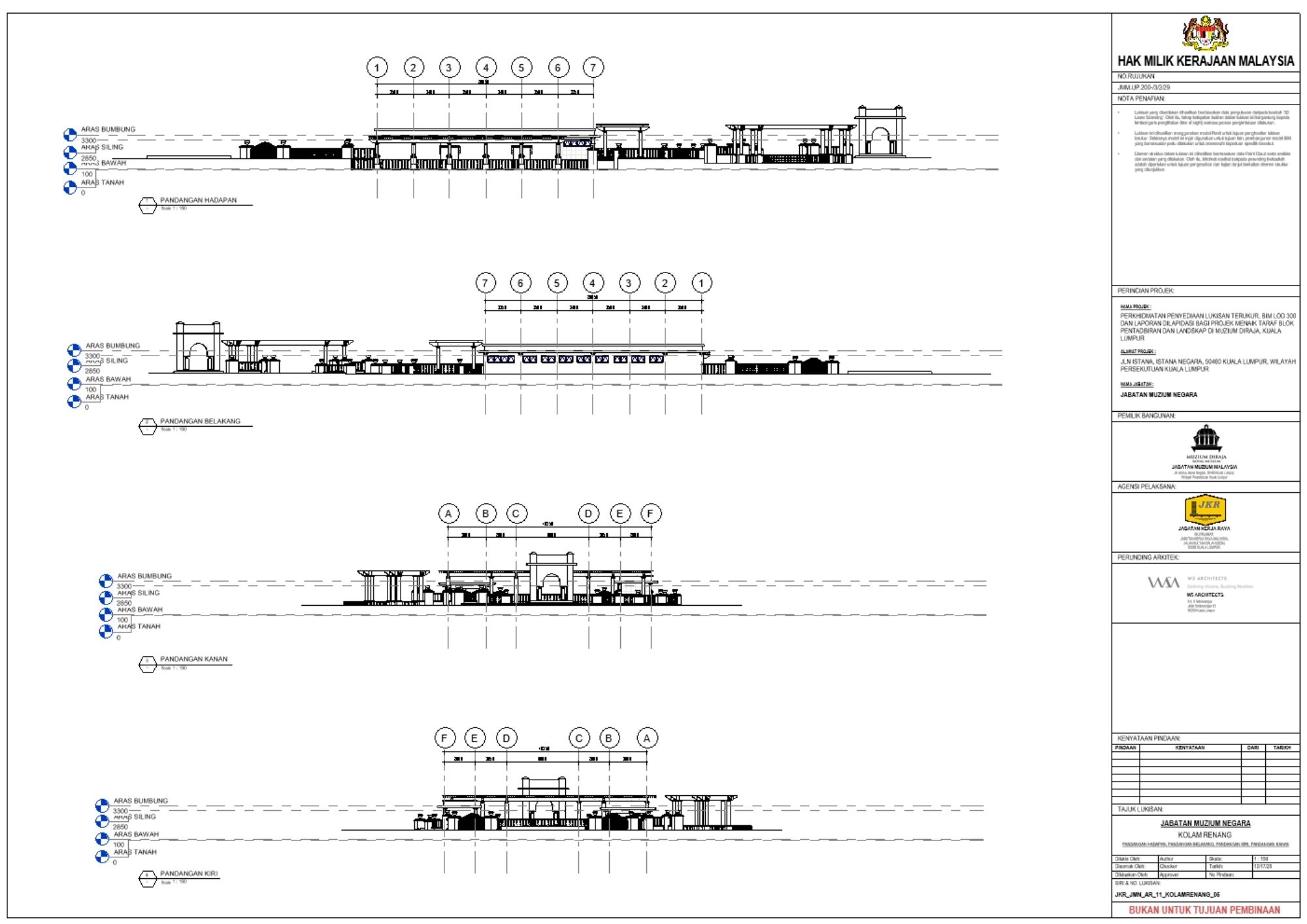 The Royal Museum project image and drawing 03